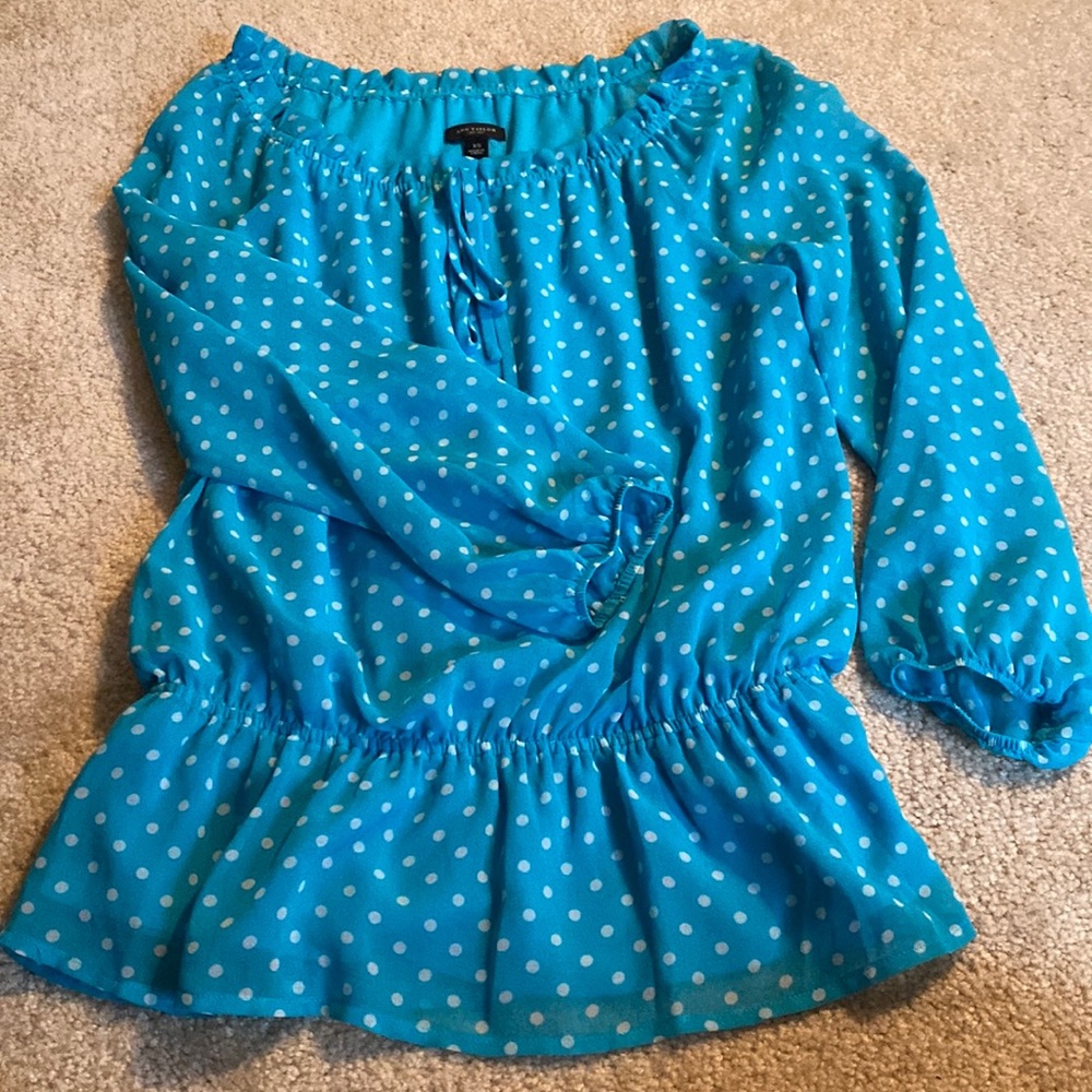 Ann Taylor polka dot too